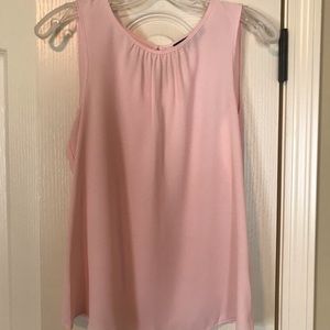 Sheer pink blouse, small but fits M